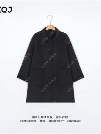 老琴私服【爱丁堡大衣】高智感纯色翻领显瘦绵羊毛毛呢外套女 #好物推荐🔥 #强烈推荐 #气质穿搭 #穿出自己的风格 #高级感穿搭