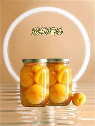 15.99发4大罐黄桃罐头,试吃一罐太划算了!#黄桃罐头#水果罐头#罐头 #黄桃#超便宜超划算