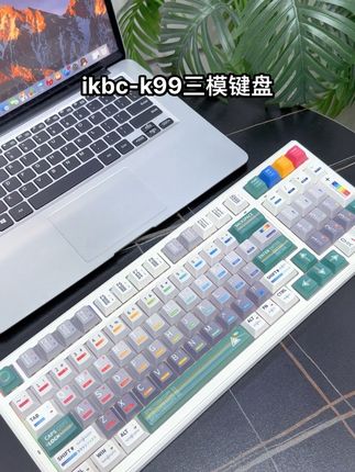 一把毕业的#机械键盘 颜值配置双在线!开学季准备换键盘的可以试试!#ikbc机械键盘 #ikbck99 #三模键盘 #客制化键盘