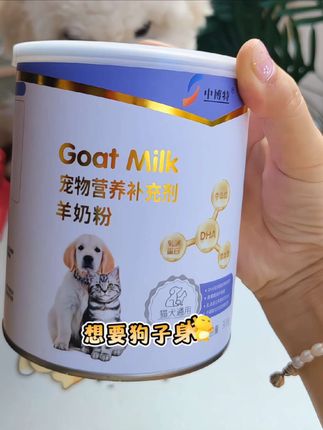 狗狗不爱喝水怎么办,可以给它安排#中博特宠物羊奶粉 拿来骗谁太合适啦#狗狗羊奶粉#好喝到停不出来#萌宠出道计划 #养狗好物推荐