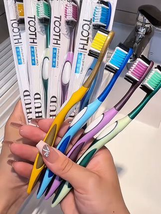 三笑美洁【10支】硬毛牙刷成人家用牙刷高密独立包装大人家庭装硬毛#好物推荐🔥 #牙刷@抖音小助手 @DOU+上热门 @DOU+小助手 @巨量千川