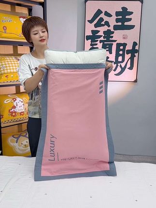 这也太实用了 保护枕芯不发黄 #隔脏隔汗隔离头油 #按扣式枕套 #纯棉纱布枕套 #枕巾枕套二合一 面料柔软舒适亲肤透气不闷汗 色织提花工艺不掉色经久耐用 轻奢极简百搭居家用48x74加大加厚成人单人枕头套推荐种草 乳胶枕芯也能使用#源头好货