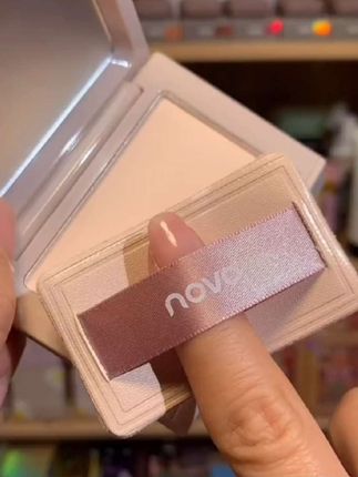 N0VD粉饼定妆散粉干粉控油持久,遮暇防水干湿两用修容密粉女正品#@DOU+小助手