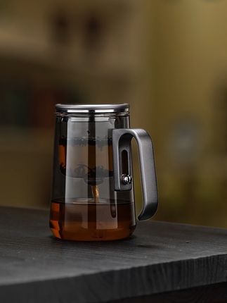 全玻璃磁吸内胆泡茶杯#好物推荐🔥 #高端茶具 #高硼硅玻璃 #茶水分离杯 #泡茶神器