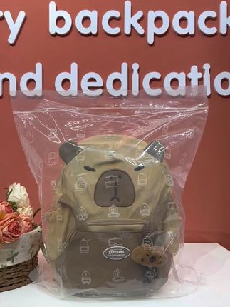 泡芙超轻便卡皮巴拉上学旅行多功能用途双肩包 #卡皮巴拉 #卡皮巴拉书包 #包包推荐 #出行包 #儿童书包推荐