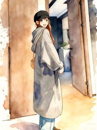 秋冬季毛衣外套针织开衫大码宽松女大衣慵懒风连帽#每日分享 #秋季穿搭 #慵懒风穿搭 #女装穿搭