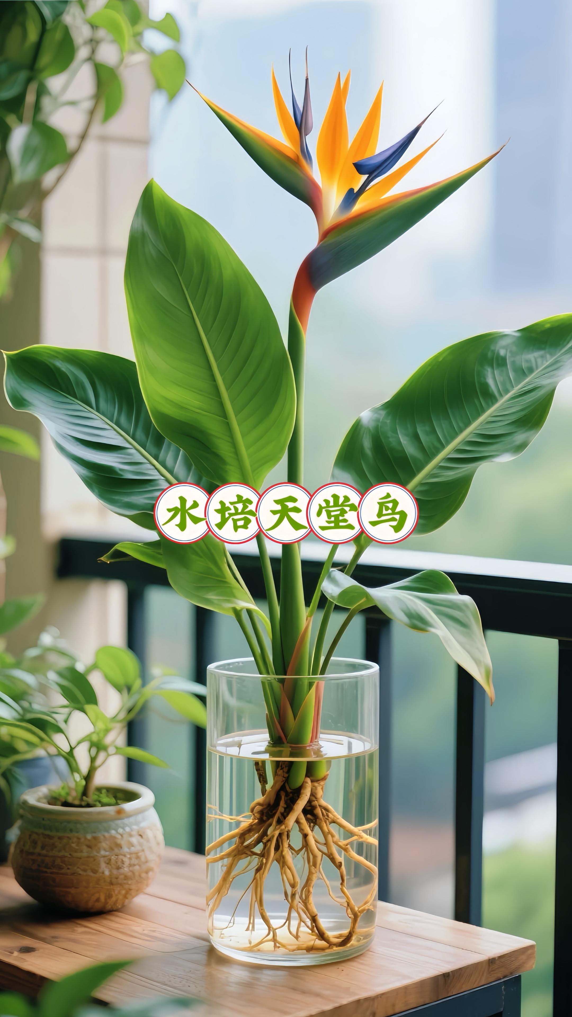懒人绿植首选:水培天堂鸟,轻松焕活家居 养绿植怕自己是“植物杀手”?水培天堂鸟就是你的救星!无需和盆土较劲,透明瓶中白根清晰可见,日常只需添水,简单到比喂宠物还省心,叶片依旧挺拔有精神。 它的颜值同样出众——宽叶浓绿发亮,自带热带悠闲氛围,四季常青且不断冒新叶。放在窗台,阳光洒落,治愈感满满;摆在书桌,瞬间提升空间格调。 水培天堂鸟还是天然的拍照背景,叶片纹路与玻璃瓶相映成趣,随手一拍就是氛围感大片。有了它,家里自然多了一份生机与温度。 #水培天堂鸟 #懒人绿植 #家居添绿意 #绿植拍照背景