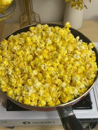 在家就能做出影院同款爆米花 也太方便了吧#爆米花