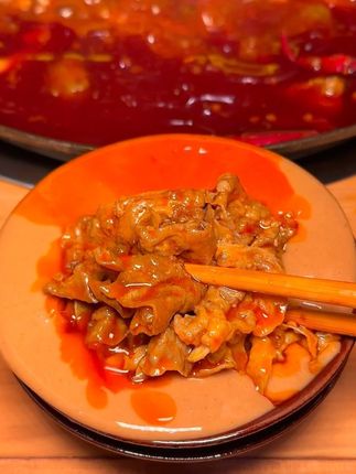 谁懂这一口麻酱涮肉的含金量! #饭搭子 #罗二火锅 #江汉路罗二火锅 #武汉美食推荐 #成都火锅