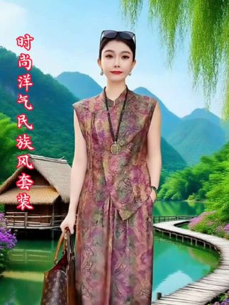 时尚洋气民族风套装#高端大气 #太喜欢了 #美衣分享给爱美的你 #我又心动了