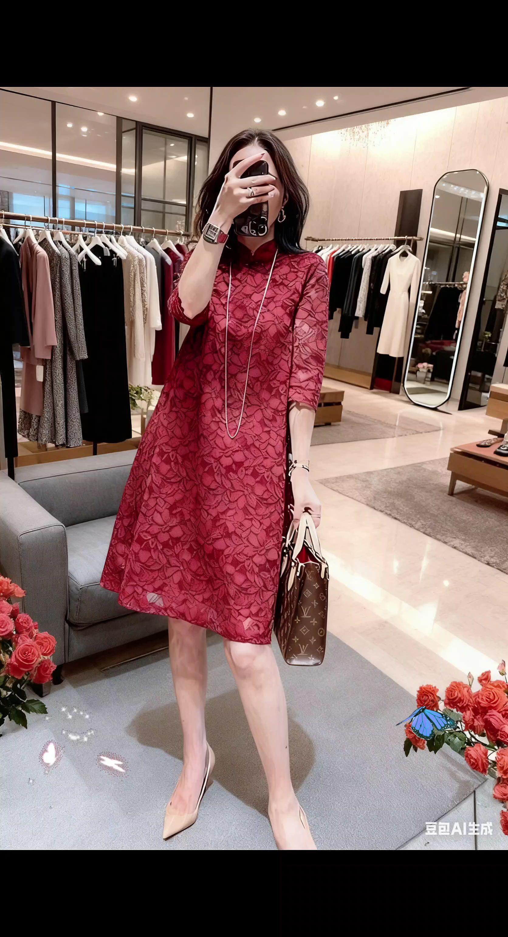 大码国风气质连衣裙,高级感满满!#优雅气质女装 #高级感穿搭 #中性风入秋穿搭灵感#如果上班都穿流光高智风 #2025年秋季都流行穿什么@抖加🔥上热门🔥dou+🔥热点宝@抖音小助手