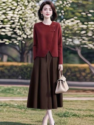 #新中式穿搭 #品质女装#优雅气质 #早秋穿搭三分钟出门不是梦 #秋季不露腿穿搭