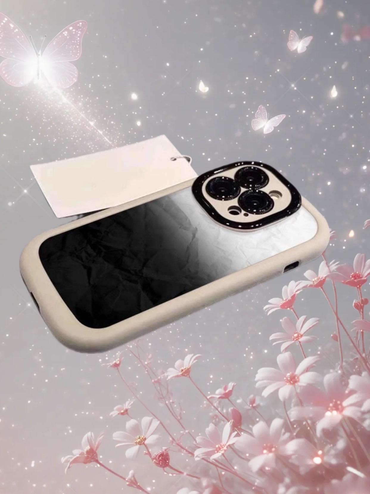 高级渐变lucky泡芙壳适配苹果11、iPhone16/15/14/13 Pro Max,硅胶/TPU材质防摔,渐变外观+泡芙造型显高级,全包设计护机身镜头。