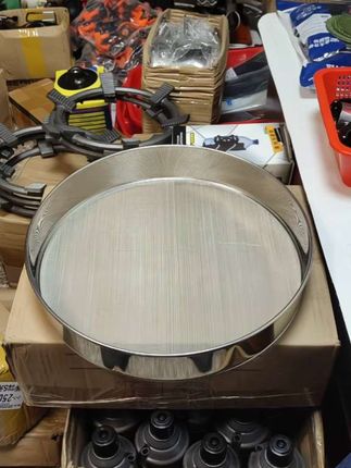 不锈钢面粉筛子4060家用圆形超细过滤网糖粉商用烘焙手持筛网工具