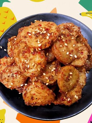 《你的味》陕西特产手工面筋圈-味道美味小时候的味道250g麻辣正宗##手工面筋圈 #面筋圈