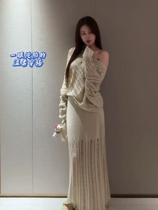 这套好温柔好知性呀!#温柔风穿搭 #甜美穿搭 #穿搭分享 #高级感穿搭 #韩式穿搭