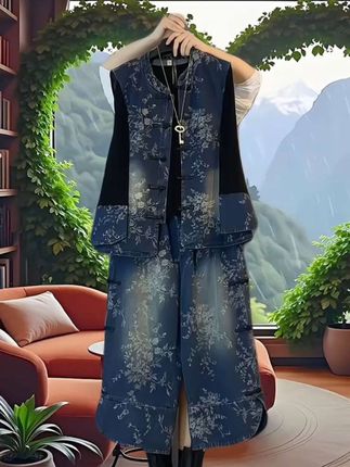 #套装显瘦穿搭 #国风套装美观大气不过时 #国风服饰 #不怕你胖就怕你不时尚