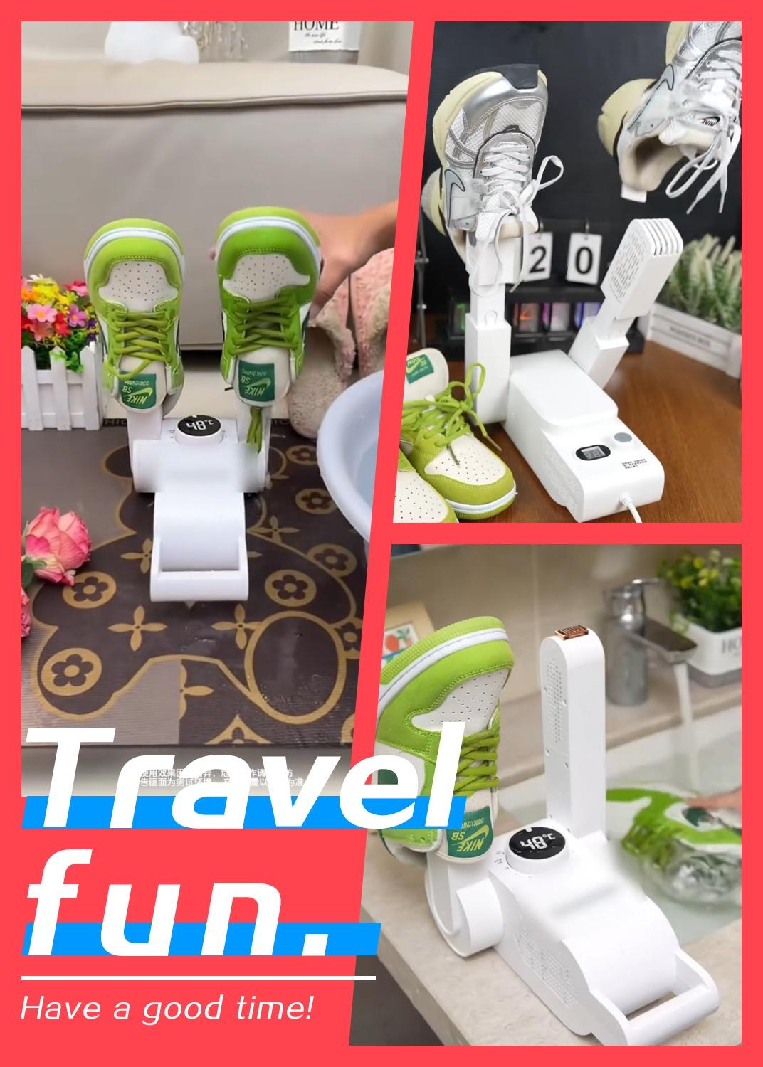 你们要的智能定时干鞋器来啦!再也不担心鞋子干的慢和大汗脚了!有了它方便多了#实用好