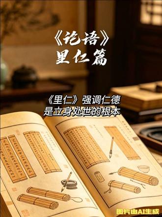为什么说读懂《里仁》,才算真正入门《论语》? #国学文化 #论语里仁篇 #文化传承