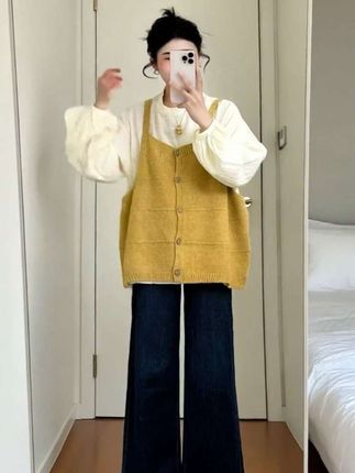 #甜美穿搭 #温柔风穿搭 #ootd穿搭 #慵懒风穿搭 #韩系穿搭