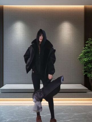 #皮草马甲#羊皮毛一体