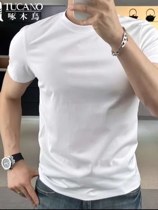 #休闲百搭圆领半袖#修身弹力无袖T恤#男士T恤