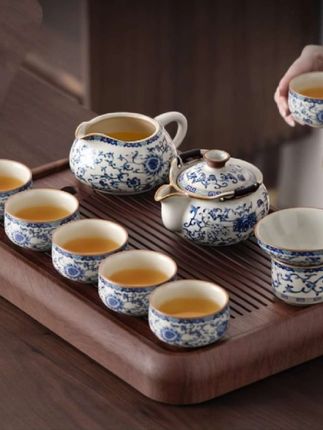 #陶瓷茶具套装#功夫茶具#品茶
