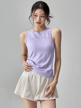XVRV 夏季新款运动背心女无袖瑜伽服健身上衣跑步训练速干透气上:/衣#美背系列 #面料舒适透气 #运动穿搭 #吊带背心 #美背穿搭