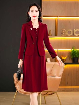 喜婆婆婚宴套装女2025新款春秋妈妈十一结婚长辈礼服高端连衣裙子#婚宴妈妈装 #婚礼妈妈装 #婚礼妈妈礼服 #新款连衣裙 #喜婆婆喜妈妈