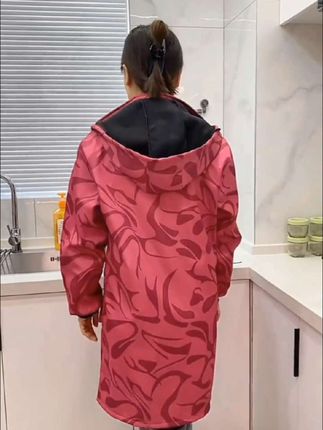 冬季加绒加厚防水围裙做饭穿上很耐脏防水效果很好很实用穿上很舒服#防水围裙#加绒加厚