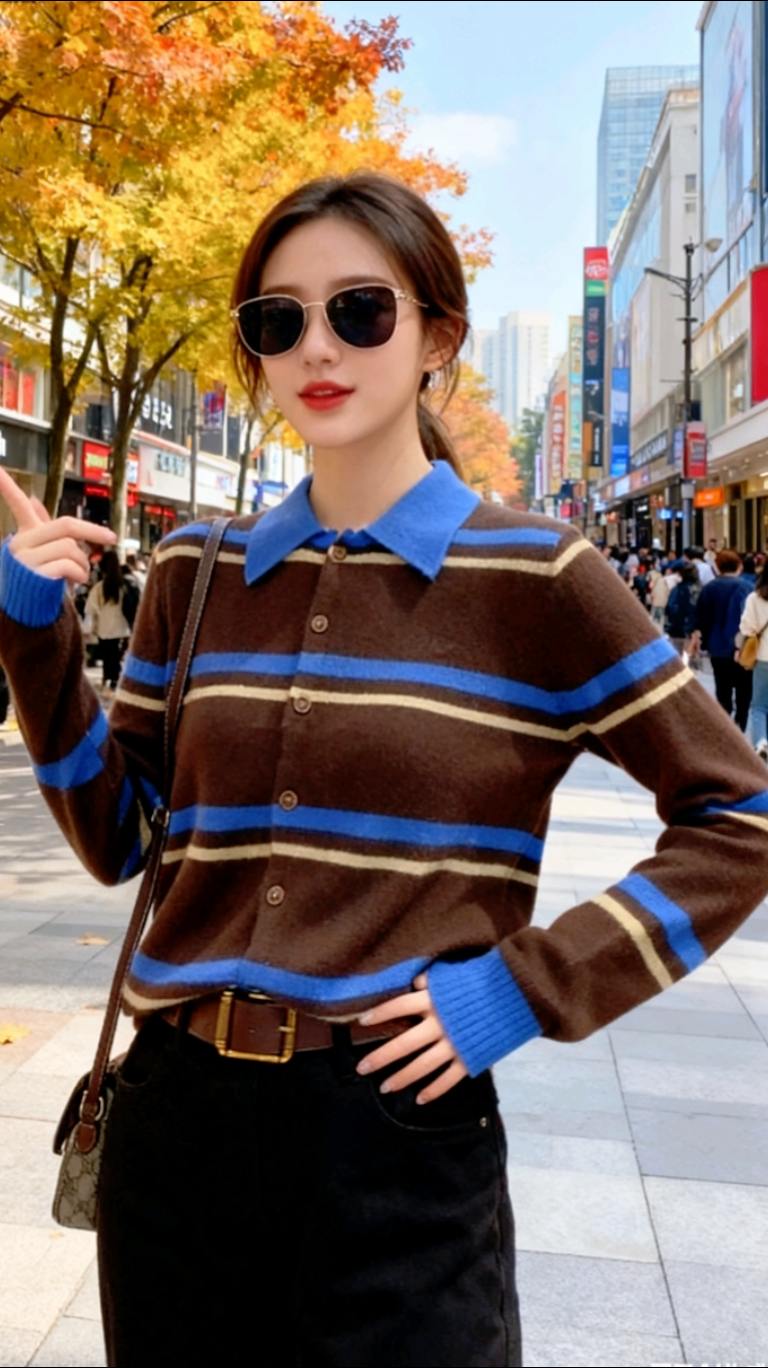 #上衣穿搭 #新款穿搭 #长袖针织衫#针织衫#新款