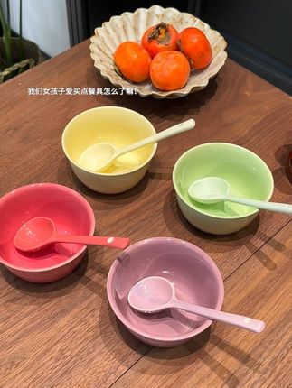好看的碗是真的不嫌多呀,吃东西心情都变好了呢!#颜值餐具 #提升幸福感好物 #陶瓷碗 #超便宜超划算