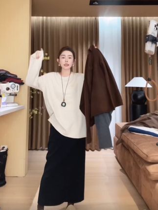 #谁穿谁好看 #今天穿什么 #松弛感 #穿出自己的风格 #针织毛衣