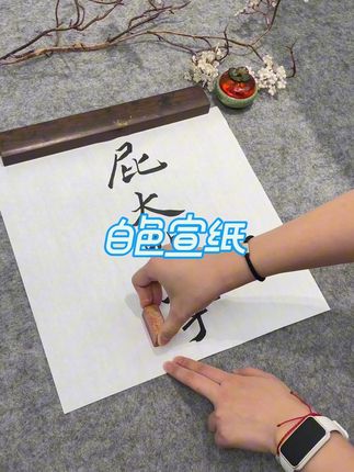 9.9到手100张的白色宣纸#毛笔入门 #书法上热门 #书法 #坚持练字 #书法抖音热门