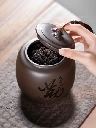 紫砂茶叶罐 复古陶瓷家用密封罐大号半斤装红茶普洱散茶储茶罐礼盒#紫砂茶叶罐 #茶叶罐 #紫砂 #储茶罐 #喝茶品茶