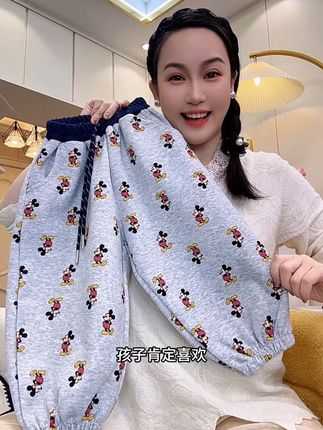 #儿童韩系 #男女同款 #秋季卫裤 #洋气百搭 #出游穿搭