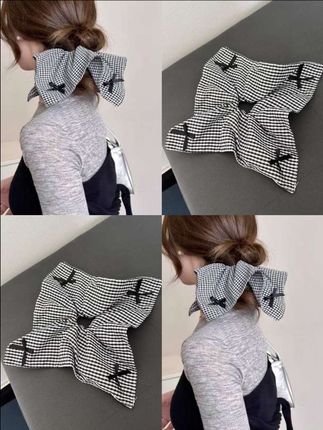 #芭蕾风蝴蝶结大肠发圈 #温柔风发饰 #发饰头饰真的很加分