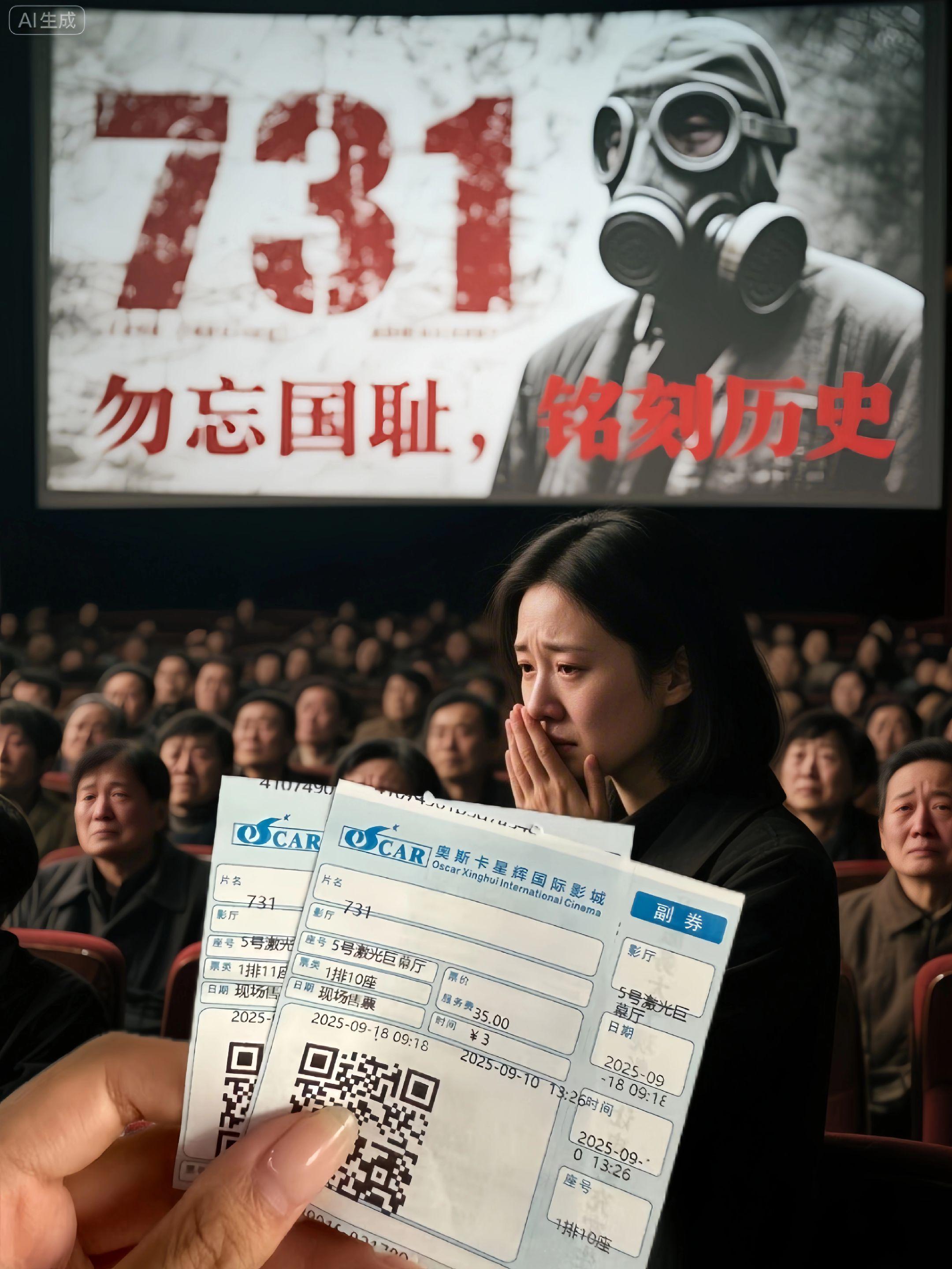 观《731》铭记历史,勿忘先辈苦难!#电影热烈上映 #电影 #电影优惠券抖音团购 #731电影