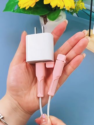 数据线也需要仪式感!快来给你的数据线穿上‘新衣’,让它更有面子!#数据线双头保护套 #好物分享