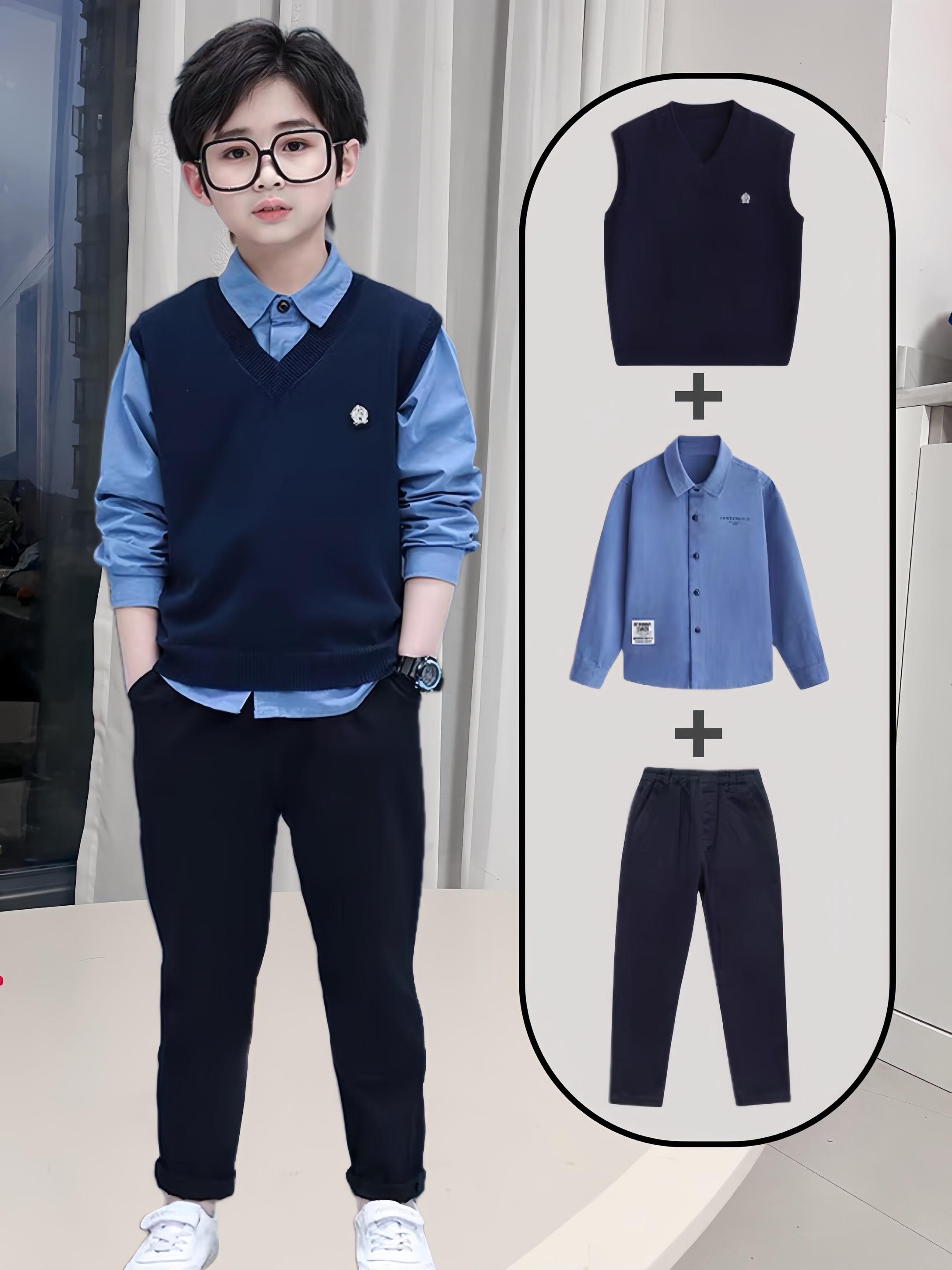 男孩子出去要穿的干净,就会有气质#男童穿搭 #童装 #春秋穿搭 #阳光帅气 #超便宜超划算