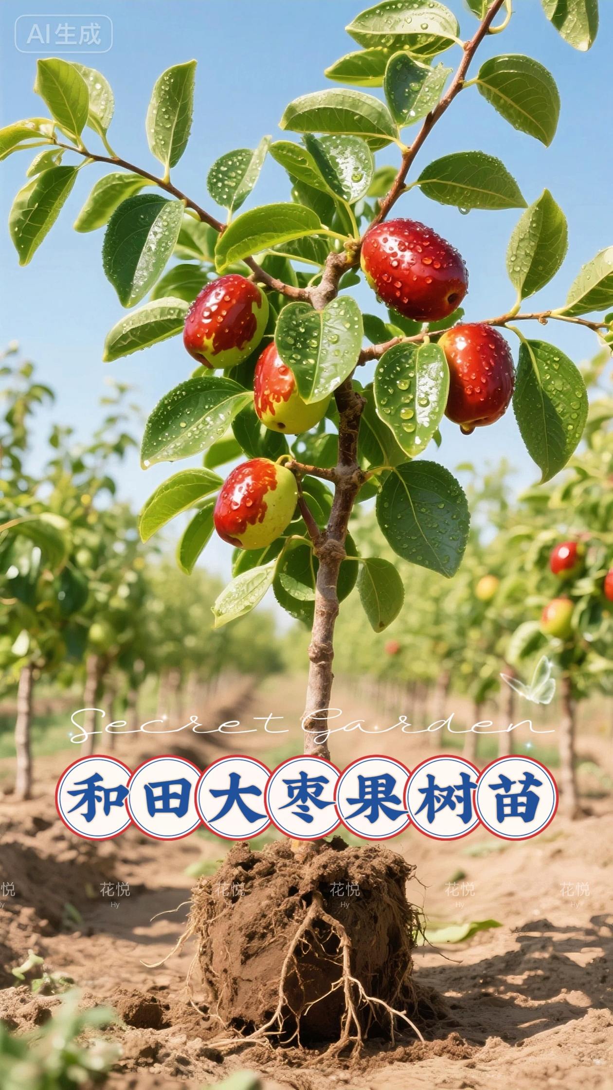和田大枣果树苗。和田大枣果树苗#抖音助果树苗#携手助农 #抖音助农 #果树苗基地 #和田大枣果树苗