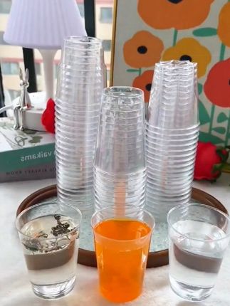 耐高温不变形 #航空杯#水晶杯#一次性杯子#杯子#耐高温
