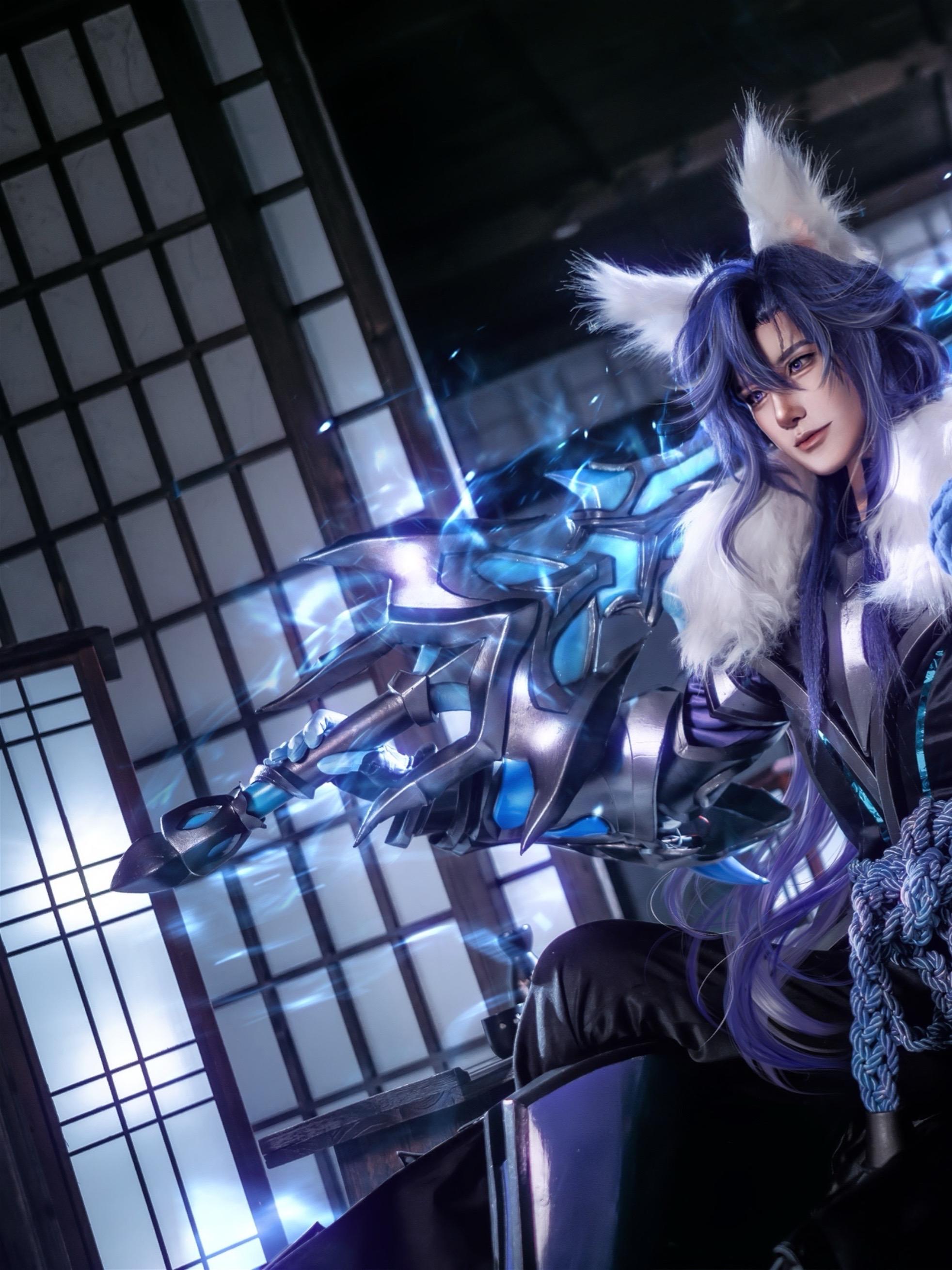 想配硬曲找不到。#cos #李白 #千年之狐 #王者荣耀 #王者荣耀cos