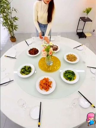 加厚大圆桌 实木大圆桌玻璃转盘餐桌 食堂饭桌##加厚大圆桌#实木大圆桌#玻璃转盘餐桌#食堂餐桌