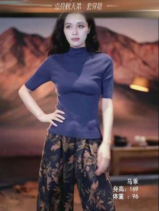 #针织衫 羊毛时尚半高领打底T恤百搭时尚针织衫#打底衫 #秋冬穿搭 #好穿又好搭 #时尚百搭又显瘦