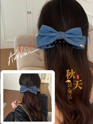 #发夹#蝴蝶结香蕉夹#这个也太好看了吧#发夹#这个发夹真好看
