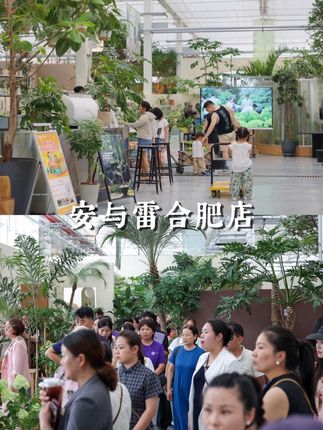 合肥安与雷|不止园艺🌱 城市里的自然生活空间!期待小伙们前来参观体验哦❗️ #安与雷  #合肥 #安与雷园艺  #花卉绿植 #绿植