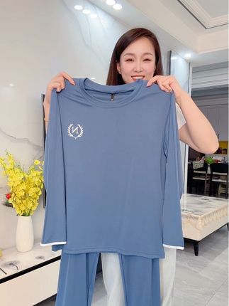 跟面膜一样的睡衣,亲肤透气又柔软,真的巨巨巨舒服!#睡衣家居服 #面料柔软舒适 #秋季新款 #长袖睡衣 #吸汗透气