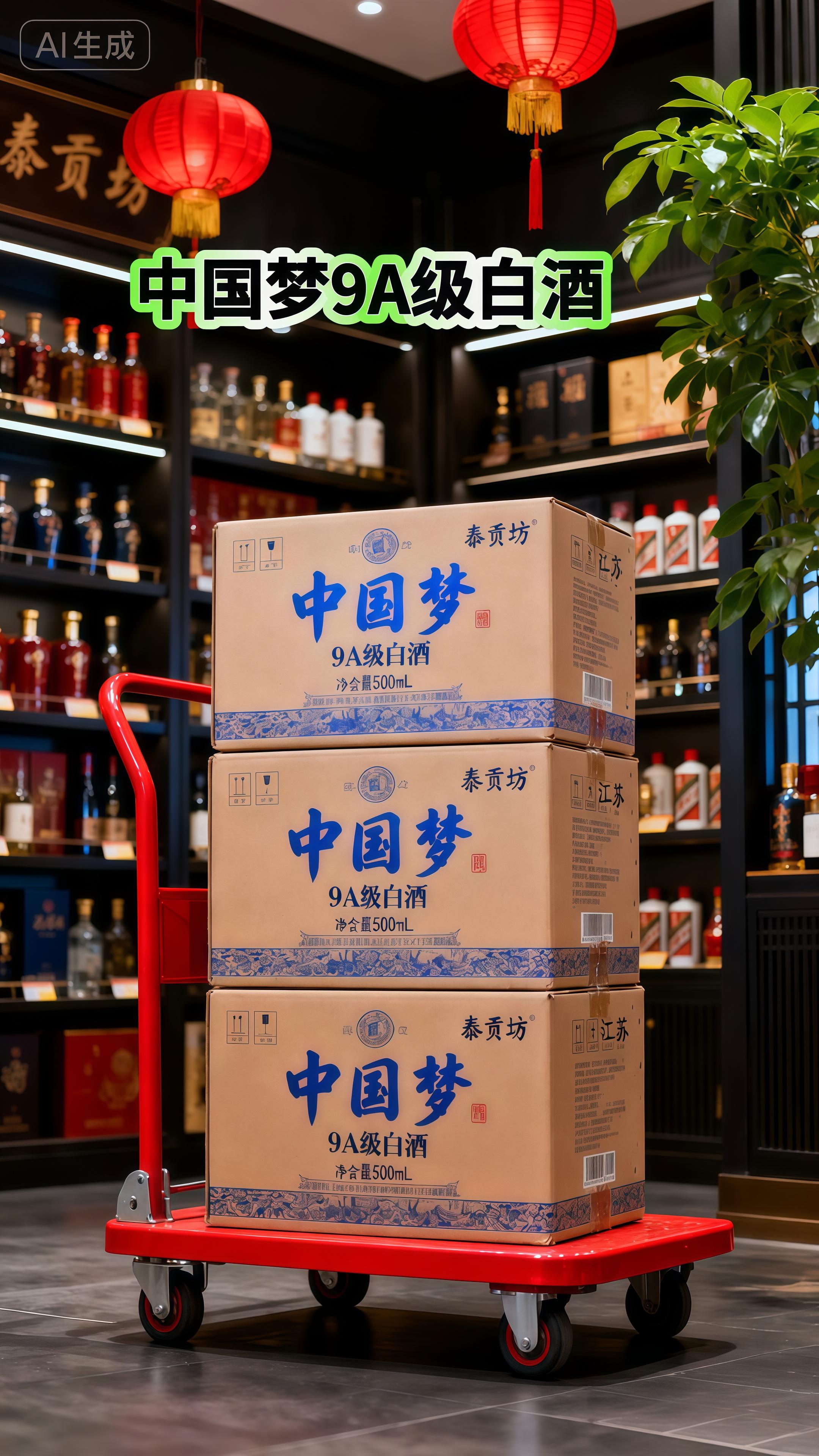 #中国梦白酒 四十二度浓香型的纯粮食酒,五百毫升一斤装切料边非常的干净,只有水、高粱、大麦、小麦,还有豌豆。执行标准gbt幺零七八一点一,是一款一级的酒水,纯粮酿造,固态发酵酒,好喝,滴滴浓香,入口柔和顺畅,不苦不涩不辣喉,特别的舒服。这款酒无论咱们是自己喝,请客吃饭,送人送礼都没问题。最关键还是今天的价格,六十九块九,整整一箱六瓶六斤酒,还给咱们带上三个原装的手提大礼袋。#白酒 #好喝不贵 #纯粮酿造 #品酒品人生
