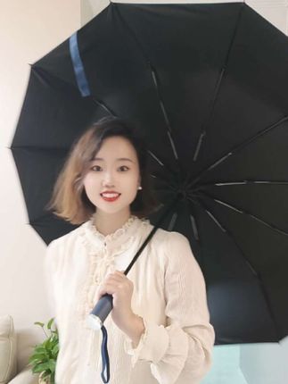 #十二骨晴雨两用伞 一伞在手,晴雨无忧。